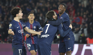 Match de Ligue 1 McDonald's entre le Paris Saint Germain (PSG) à l'Olympique de Marseille (OM) (5-0) au parc des Princes à Paris