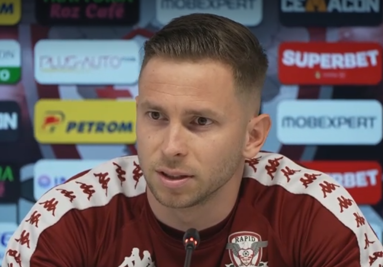 Imagine Stire După 1-3 cu Dinamo, Răzvan Onea a apărut în fața microfonului aproape în lacrimi: ”Am clacat” | 2review.ro