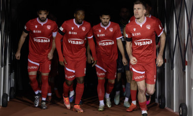 V.l.n.r. Marco Bürki, Brighton Labeau, Leonardo Bertone, Mattias Käit, FCT, Grasshopper Club Zürich - FC Thun, Super Lea