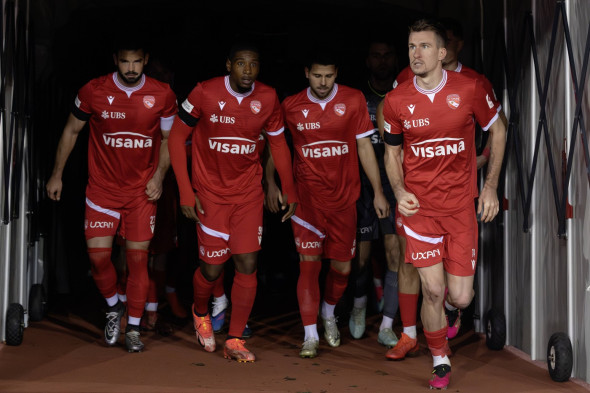 V.l.n.r. Marco Bürki, Brighton Labeau, Leonardo Bertone, Mattias Käit, FCT, Grasshopper Club Zürich - FC Thun, Super Lea