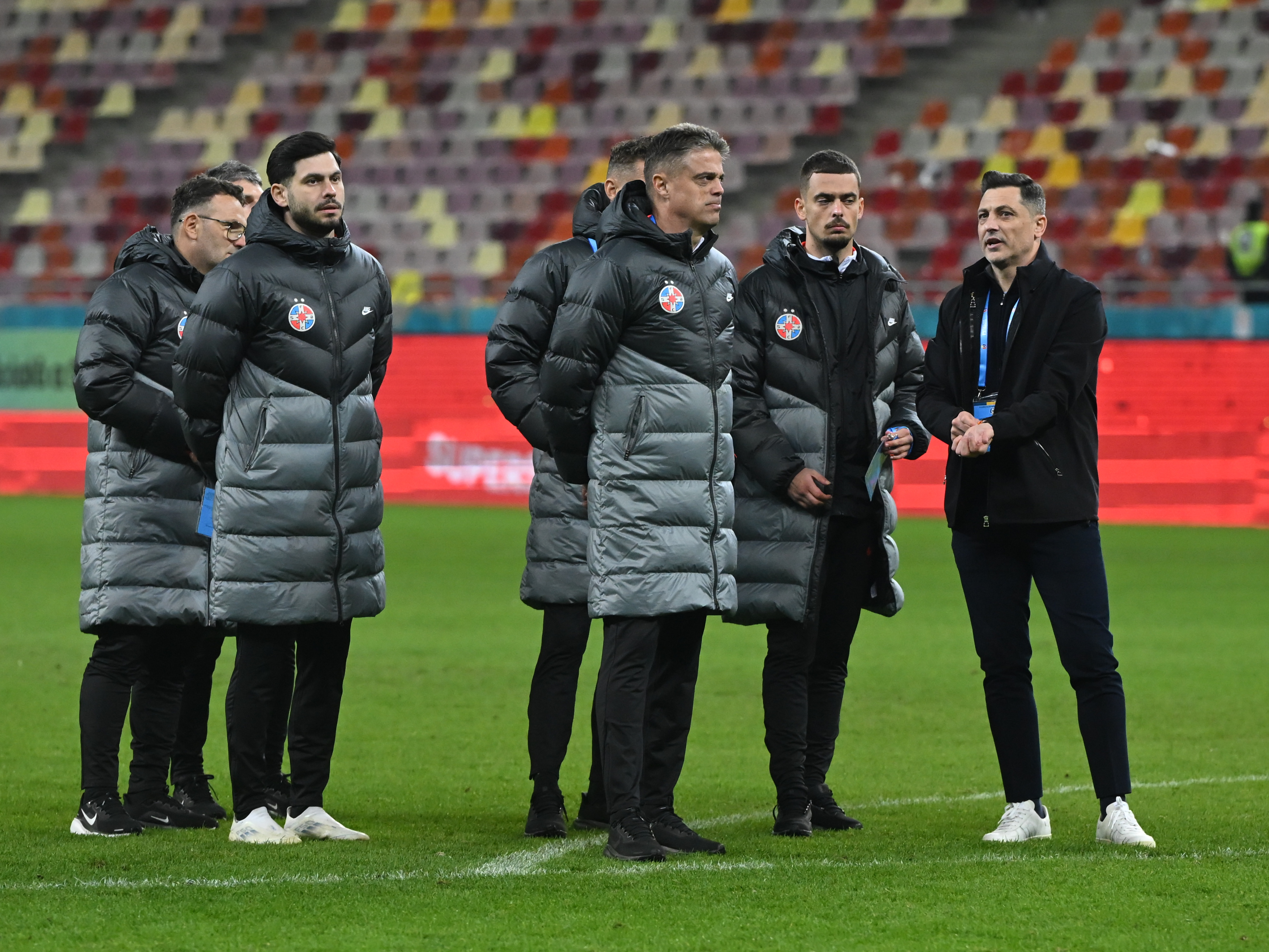 Imagine Stire Imagini de la finalul meciului FCSB - Metaloglobus! Cum a fost surprins Mirel Rădoi | 2review.ro