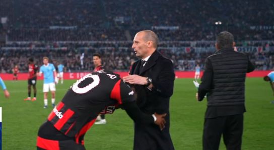 Imagine Stire Schimbat de Allegri în Lazio - Milan, Rafael Leao nu s-a mai putut stăpâni: ”Incalificabil” / ”Jenant” | 2review.ro