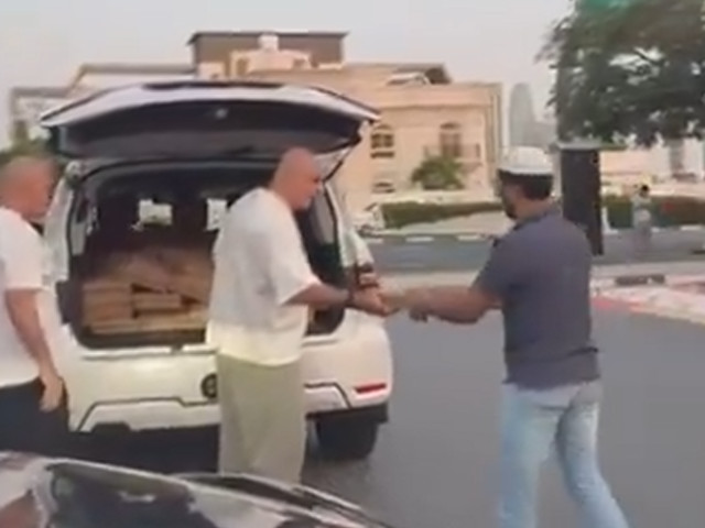 Cosmin Olăroiu, gest umanitar la Dubai
