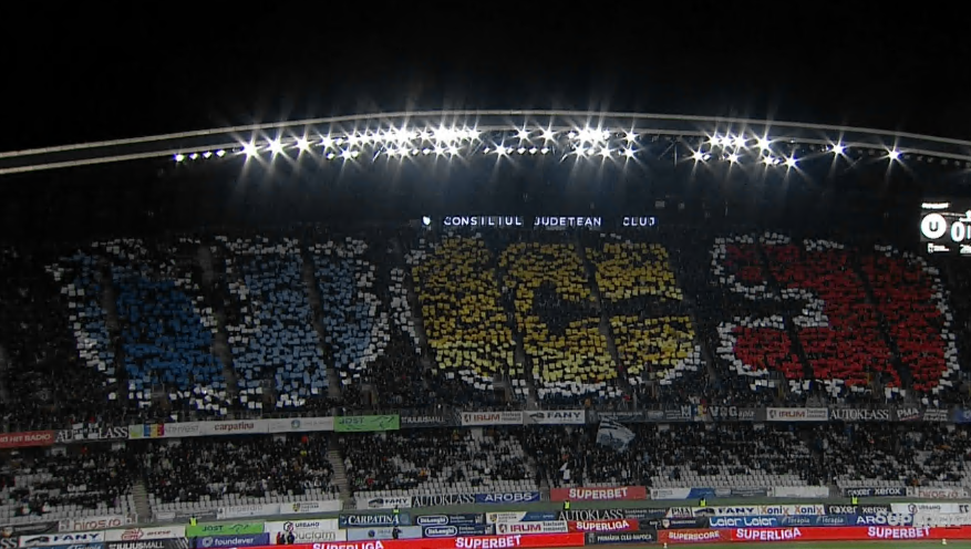 Imagine Stire Scenografia pregătită de ”U” Cluj cu CFR, la revenirea lui Cristiano Bergodi pe banca tehnică | 2review.ro