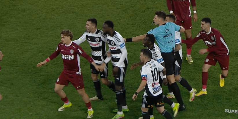 Reacția celor de la U Cluj, după ce fanii lui CFR au fost acuzați că au vandalizat stadionul