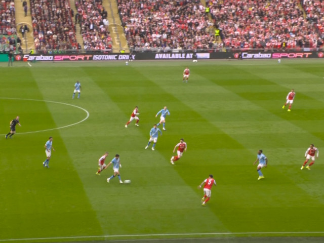 Poza pentru articolul Arsenal - Manchester City 0-0, ACUM, pe DGS 1, în finala Cupei Ligii Angliei! Meci de foc pe Wembley