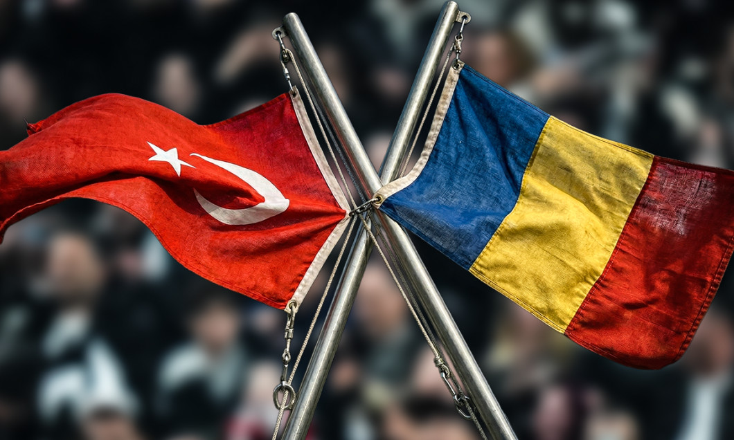 Drapel Turcia si Romania