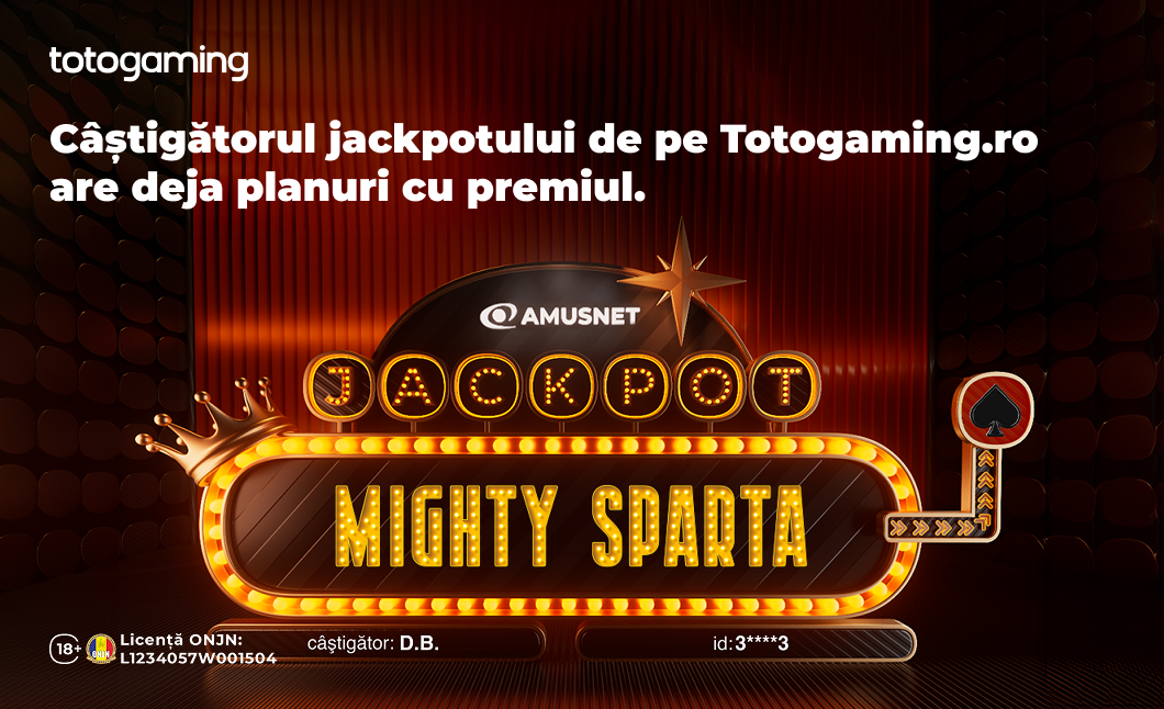 (P) D.B., câștigătorul Jackpotului de inimă neagră Amusnet de pe Totogaming.ro, plănuiește să investească premiul