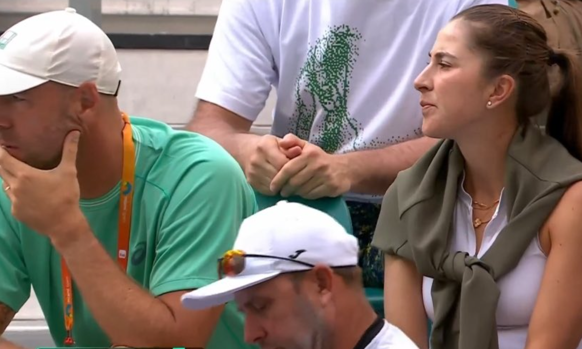 A apărut în loja Soranei Cîrstea, la meciul cu Coco Gauff de la Miami