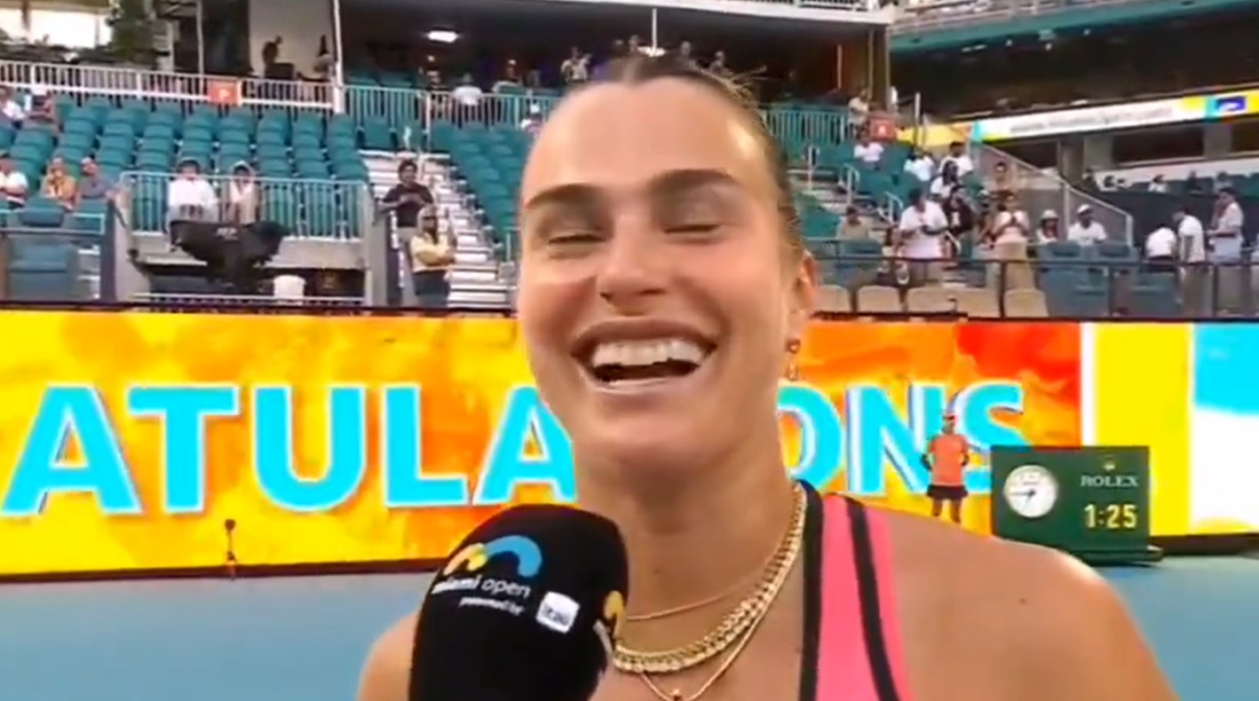 După ”portugheza e cea mai frumoasă limbă pentru a înjura”, Aryna Sabalenka ”a lovit” din nou