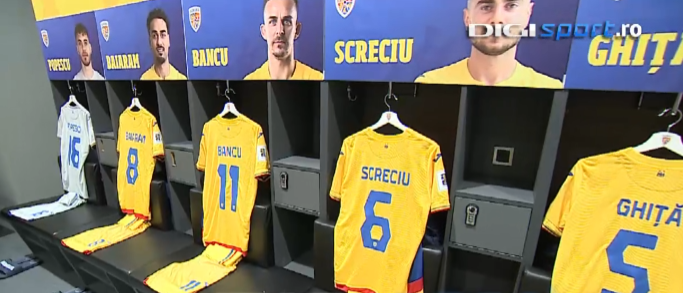 Vestiarul României este pregătit pentru marele meci cu Turcia! Imagini de pe Beșiktaș Park