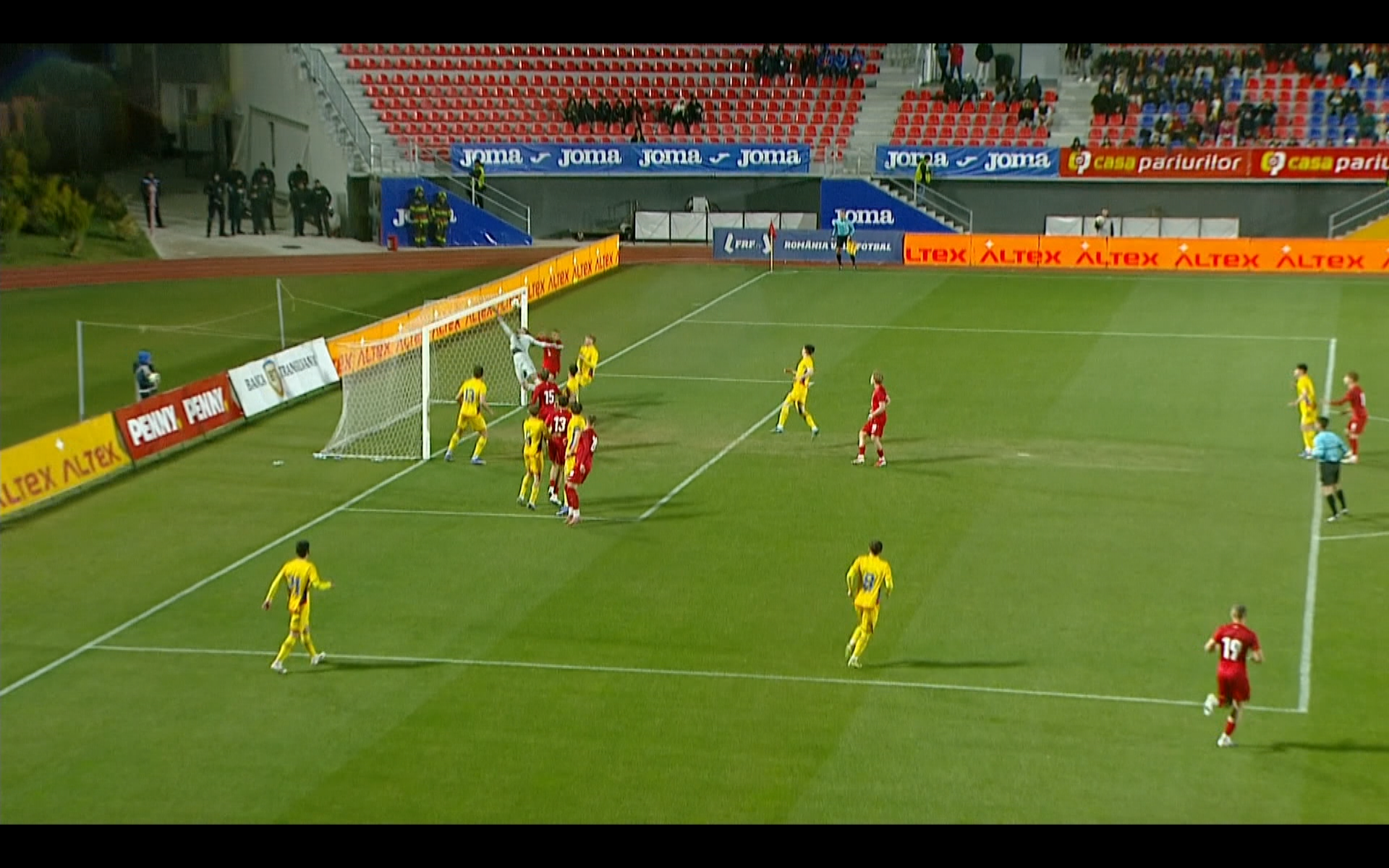 GOL direct din corner! Lovitură primită de România U20