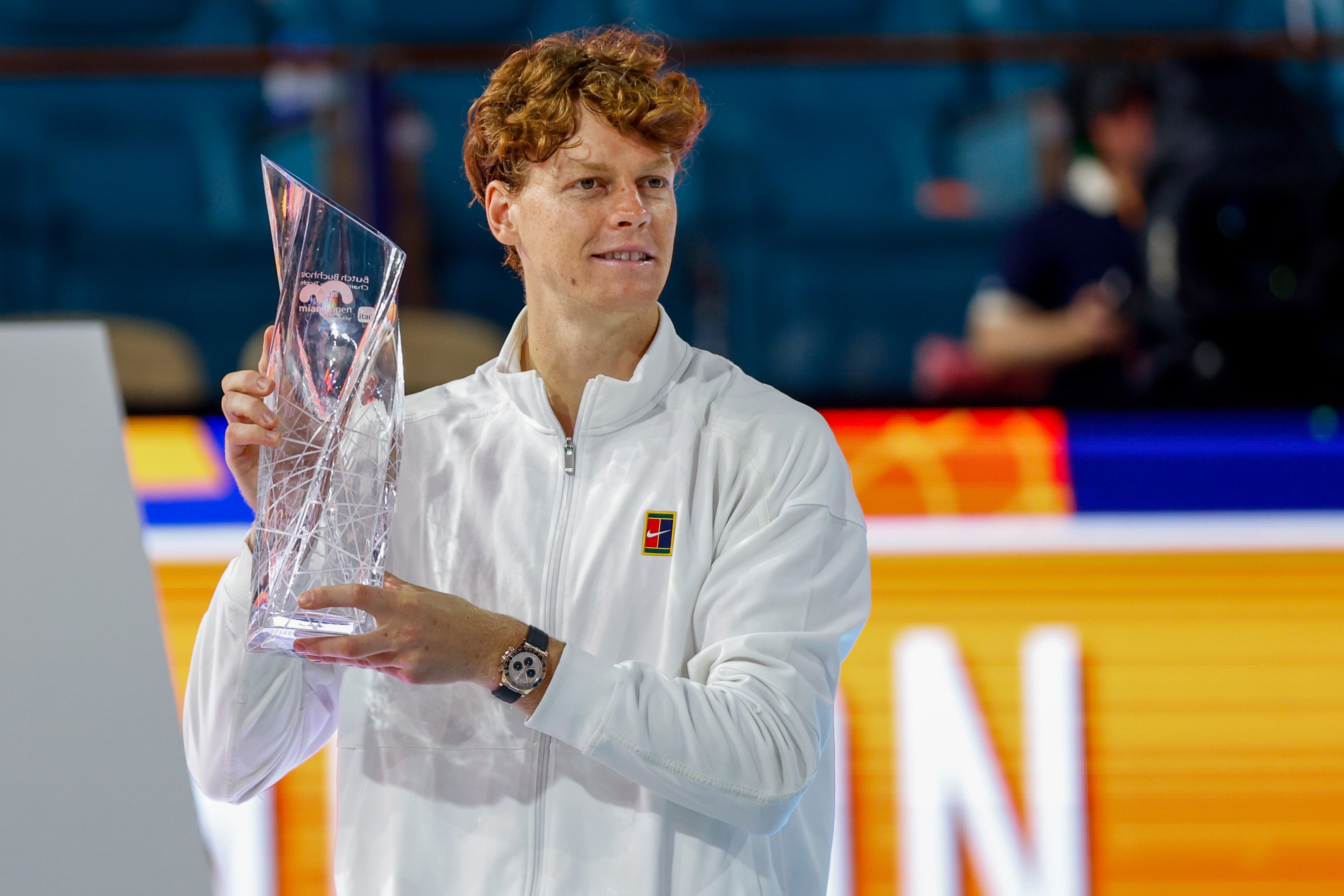 Imagine Stire Jiri Lehecka - Jannik Sinner 4-6, 4-6 | Italianul a câștigat finala turneului ATP de la Miami! | 2review.ro