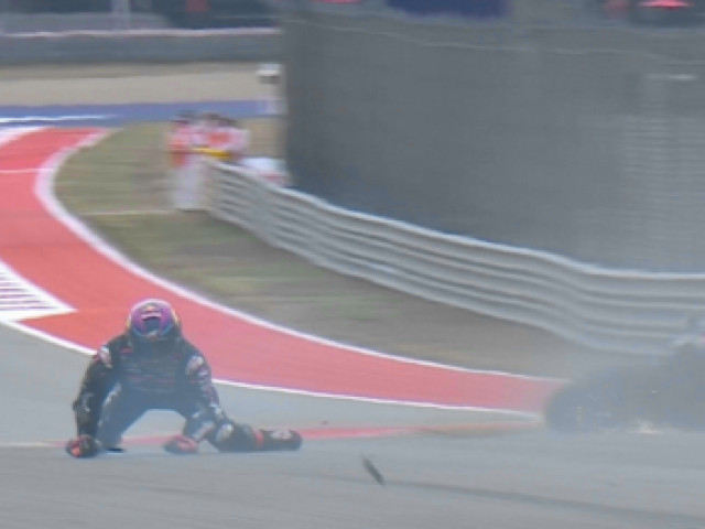 Poza pentru articolul Accident în turul de celebrare! Victoria de la MP al SUA putea să-l coste scump pe Jorge Martin: "moment stupid"