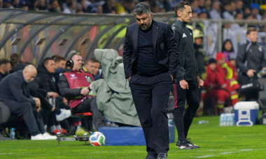 Zenica, Bosnia And Herzegovina. 31st Mar, 2026. Gennaro Gattuso head coach of Italy disappointment during European Qualifiers PlayOff - Bosnia and Herzegovina vs Italy, FIFA World Cup match in Zenica, Bosnia and Herzegovina, March 31 2026 Credit: Independ