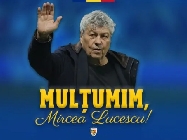 Mircea Lucescu nu mai este selecționerul României
