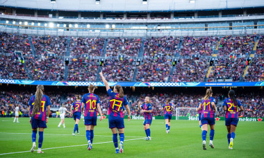 Spain-Football-Women Champions League - FC Barcelona v Real Madrid CF in Barcelona, Spain.
