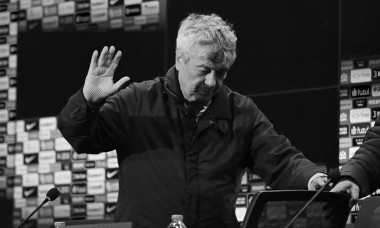 Mircea Lucescu colaj alb-negru 3