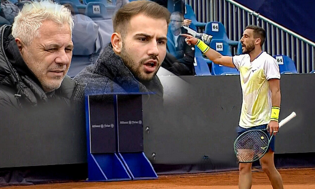 Imagine Stire Au apărut imaginile cu Șumudică, la Țiriac Open. ”Au venit aici să parieze!” / ”Prietene, joacă, nu mai vorbi!” | 2review.ro