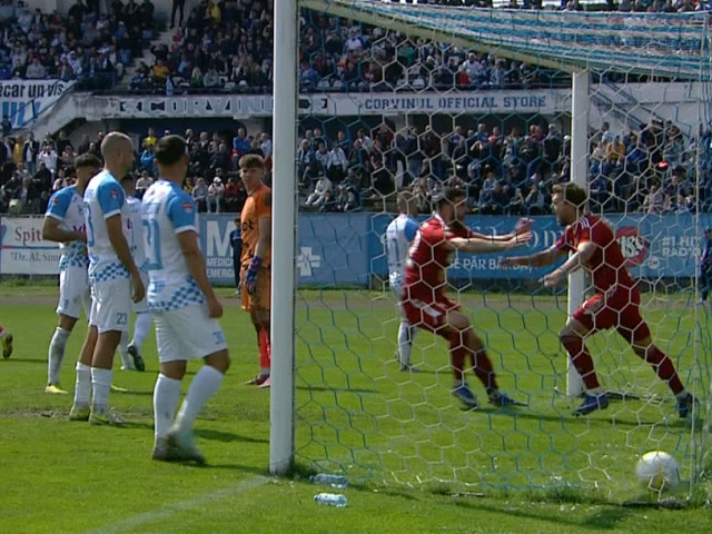 Corvinul - Sepsi 0-1: Hunedorenii înfruntați în play-off