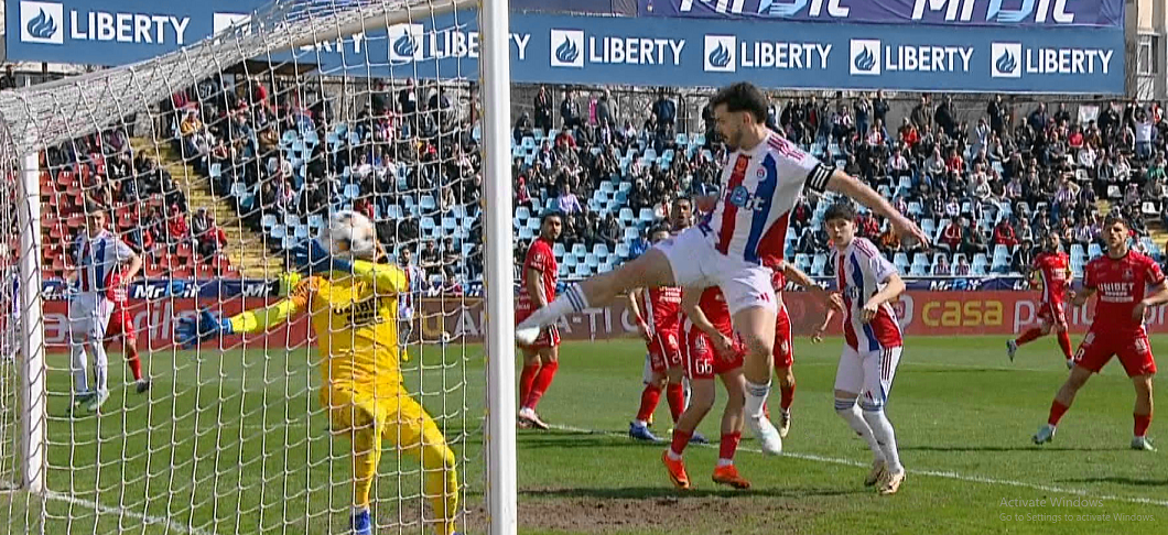 Imagine Stire Oțelul - Hermannstadt 1-0, ACUM, la DGS 1 | Gool! Gazdele au deschis rapid scorul prin Lameira | 2review.ro