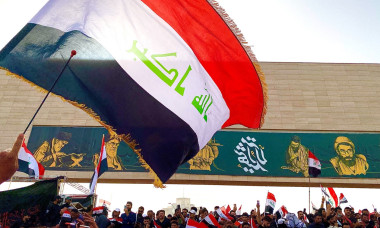 Peaceful Demonstrations In Tahrir Square Condemning The American-Zionist Aggression, Baghdad, Iraq - 04 Apr 2026