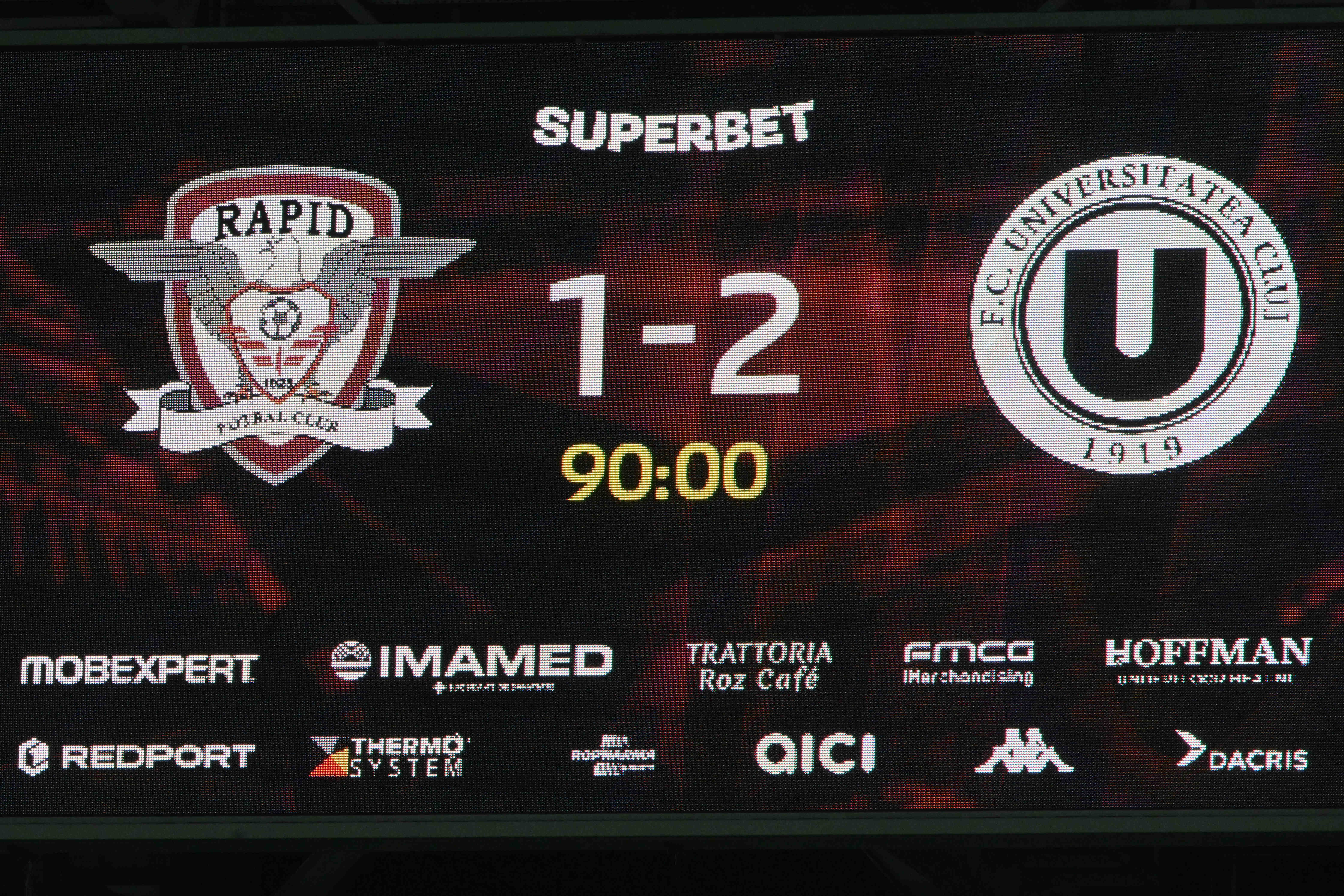 Imagine Stire În picaj! Borna negativă atinsă de Rapid, după ce a pierdut acasă cu ”U” Cluj | 2review.ro