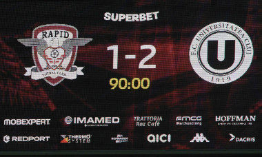 FOTBAL:RAPID BUCURESTI-UNIVERSITATEA CLUJ, PLAY OFF SUPERLIGA SUPERBET (5.04.2026)