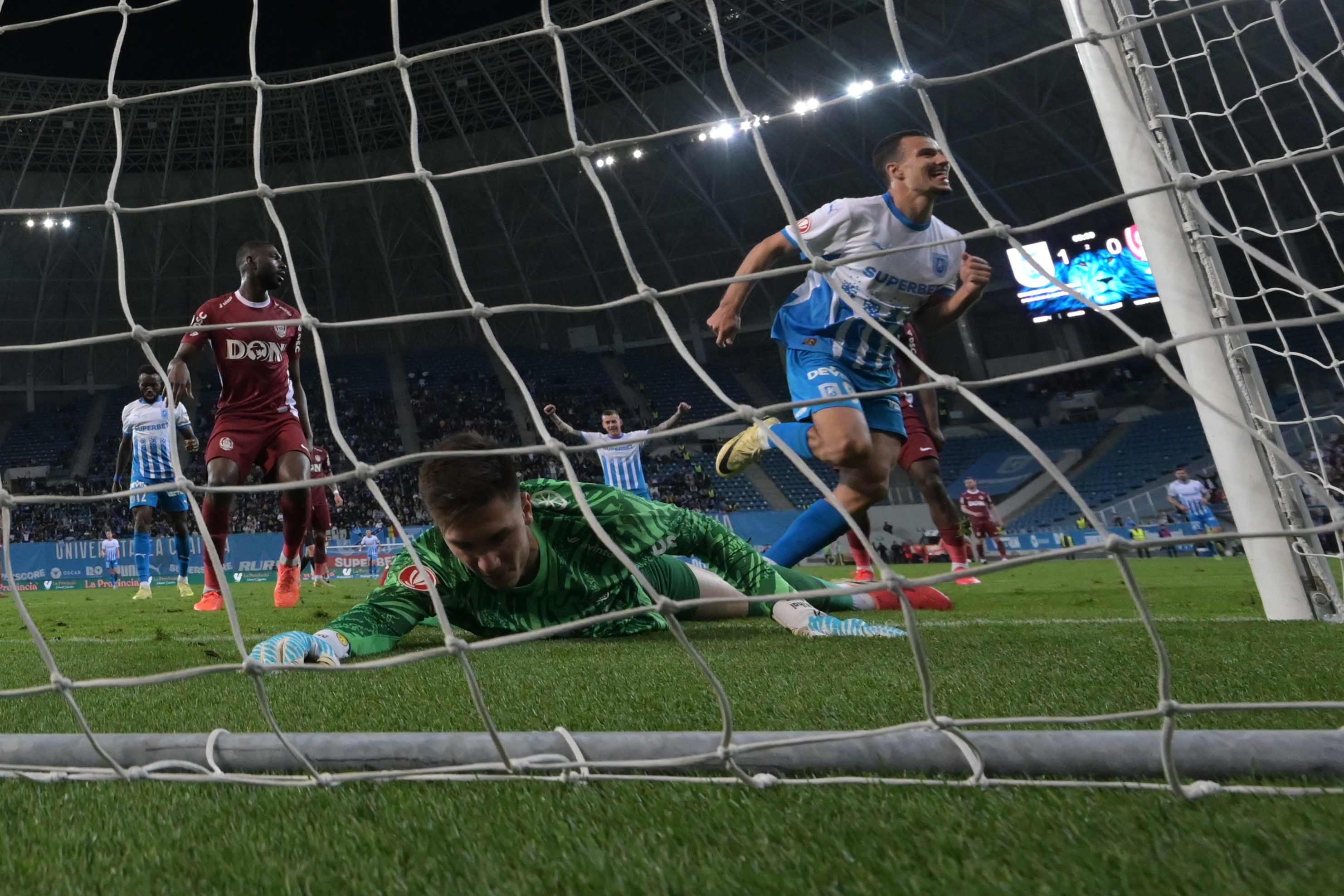 Imagine Stire Universitatea Craiova a învins-o clar pe CFR, iar Nicolae Dică a descris trupa lui Coelho în 3 cuvinte | 2review.ro