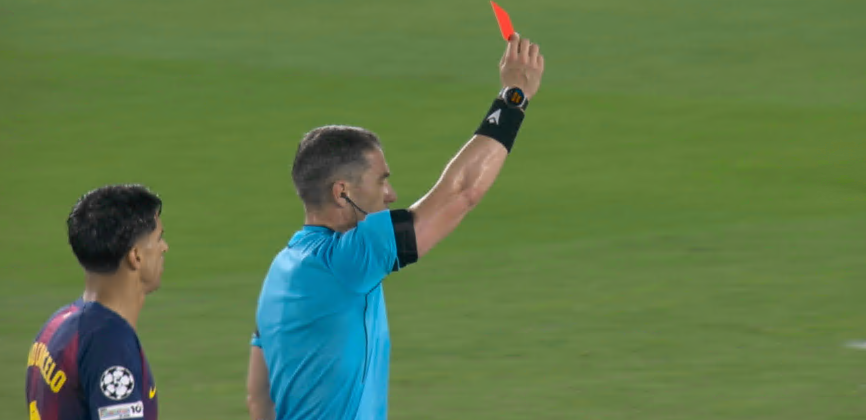 Imagine Stire Spaniolii au dat verdictul imediat, după cartonașul roșu arătat de Istvan Kovacs în Barcelona - Atletico Madrid | 2review.ro