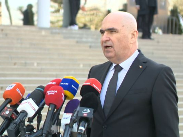 Daniel Bîrligea, emoționat la catafalcul lui Mircea Lucescu