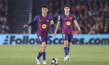 Pedri of FC Barcelona during the UEFA Champions League, Quarter-finals, 1st leg football match between FC Barcelona and Atletico de Madrid on 8 April 2026 at Camp Nou stadium in Barcelona, Spain