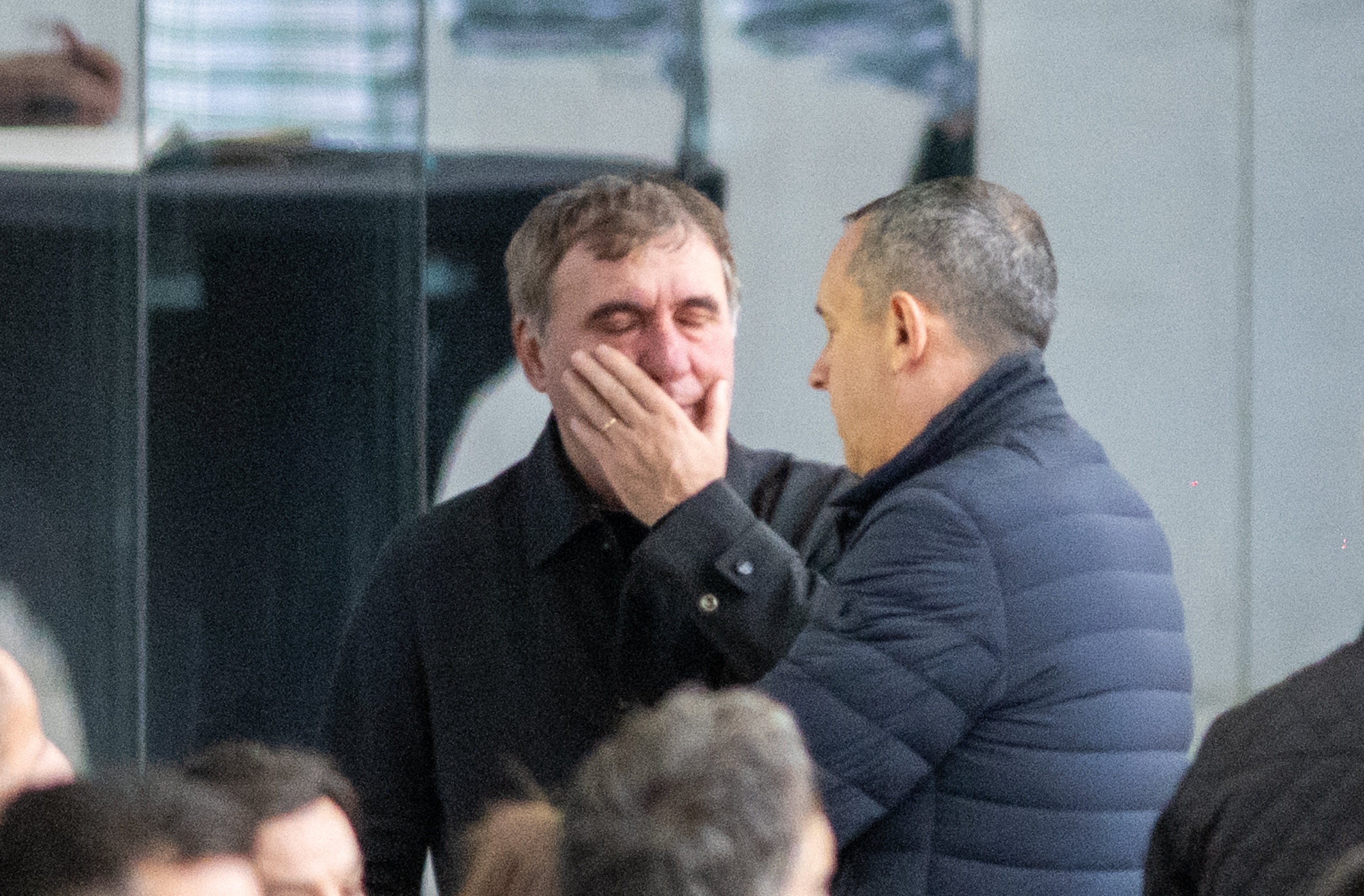 Imagine Stire Gică Hagi, din nou la Arena Națională pentru Mircea Lucescu! ”Regele” a fost prezent și miercuri | 2review.ro