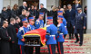 Funeral ceremony for Romanian coach Mircea Lucescu in Bucharest