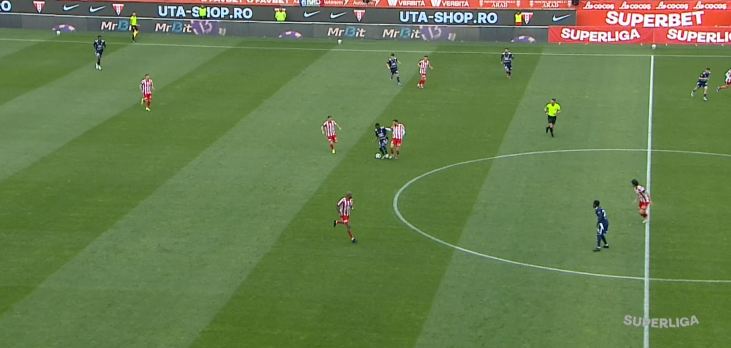 Imagine Stire UTA - FC Botoșani 1-0, ACUM, Digi Sport 1. Ciocnire pentru șefia play-out-ului. GOOL! Deschidere de scor în minutul 9 | 2review.ro