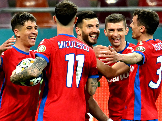 FCSB - Oțelul Galați 4-0: Dominare totală