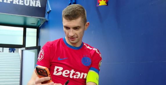 Imagine Stire ”Gata! Duceți-vă la biserică”. Florin Tănase, în prim-plan, după FCSB - Oțelul 4-0 | 2review.ro