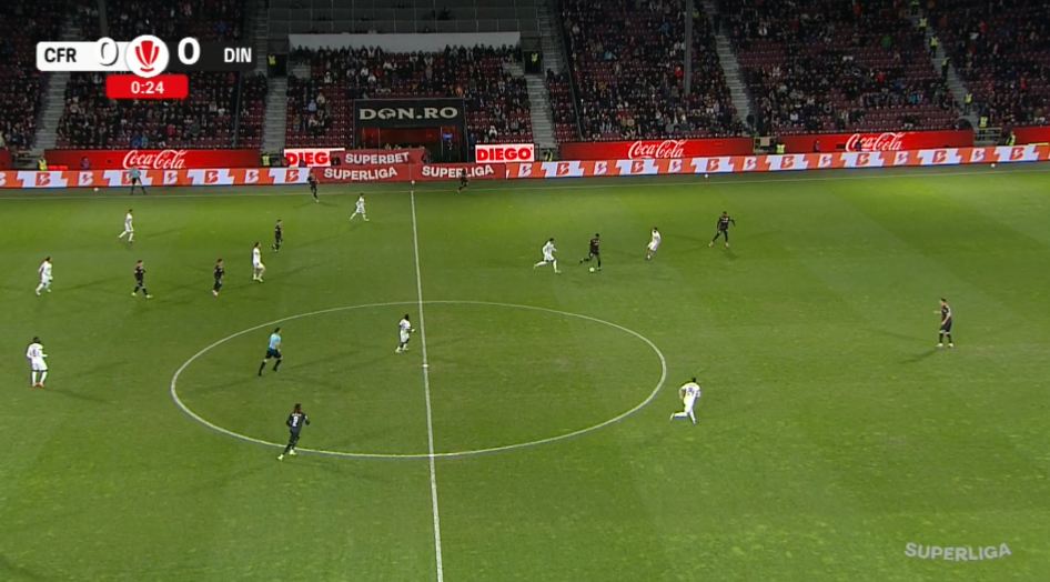 Imagine Stire CFR Cluj - Dinamo 0-1, ACUM, Digi Sport 1. GOOL! Pop a deschis scorul în Gruia | 2review.ro