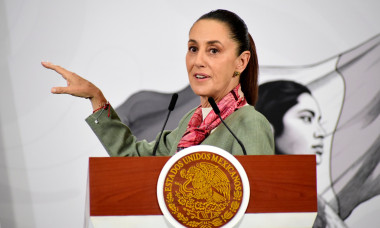 Mexico's President Claudia Sheinbaum Holds Briefing Towards FIFA World Cup, Mexico City - 10 Apr 2026