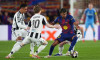 Barcelona's Lamine Yamal is surrounded by Newcastle United's Jacob Ramsey (left), Anthony Gordon and Lewis Hall during the UEFA Champions League round of sixteen, second leg match at the Spotify Camp Nou, Barcelona, Spain. Picture date: Wednesday March 18