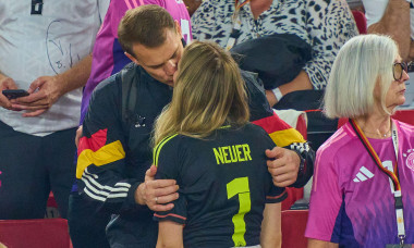 Anika Bissel, wife of Manuel Neuer, in the quarter final match GERMANY - SPAIN of the UEFA European Championships 2024 on Jul 5, 2024 in Stuttgart, Germany. Photographer: Peter Schatz Credit: Peter Schatz/Alamy Live News