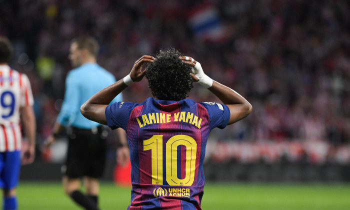 UEFA Champions League Quarter Finals Atletico Madrid V Barcelona