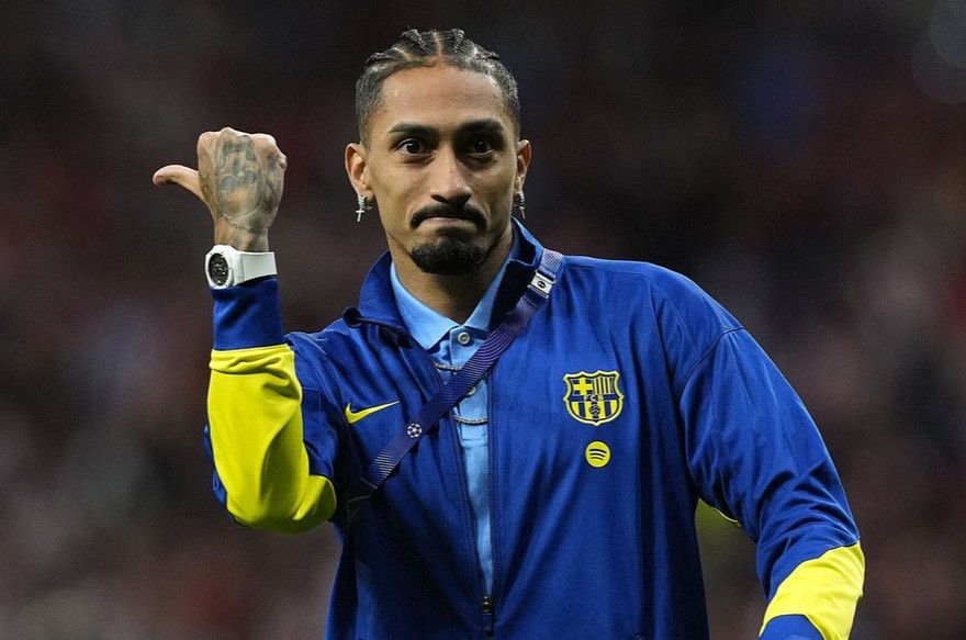 Raphinha a revenit cu un mesaj, după ce s-a dus în fața fanilor lui Atletico și le-a spus un singur cuvânt