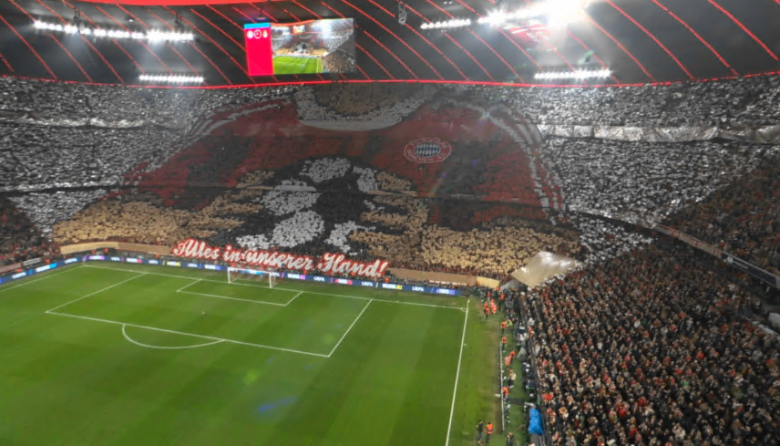Imagine Stire Ce atmosferă au pregătit nemții pentru Bayern - Real Madrid! Spaniolii au avut doar două cuvinte de spus | 2review.ro