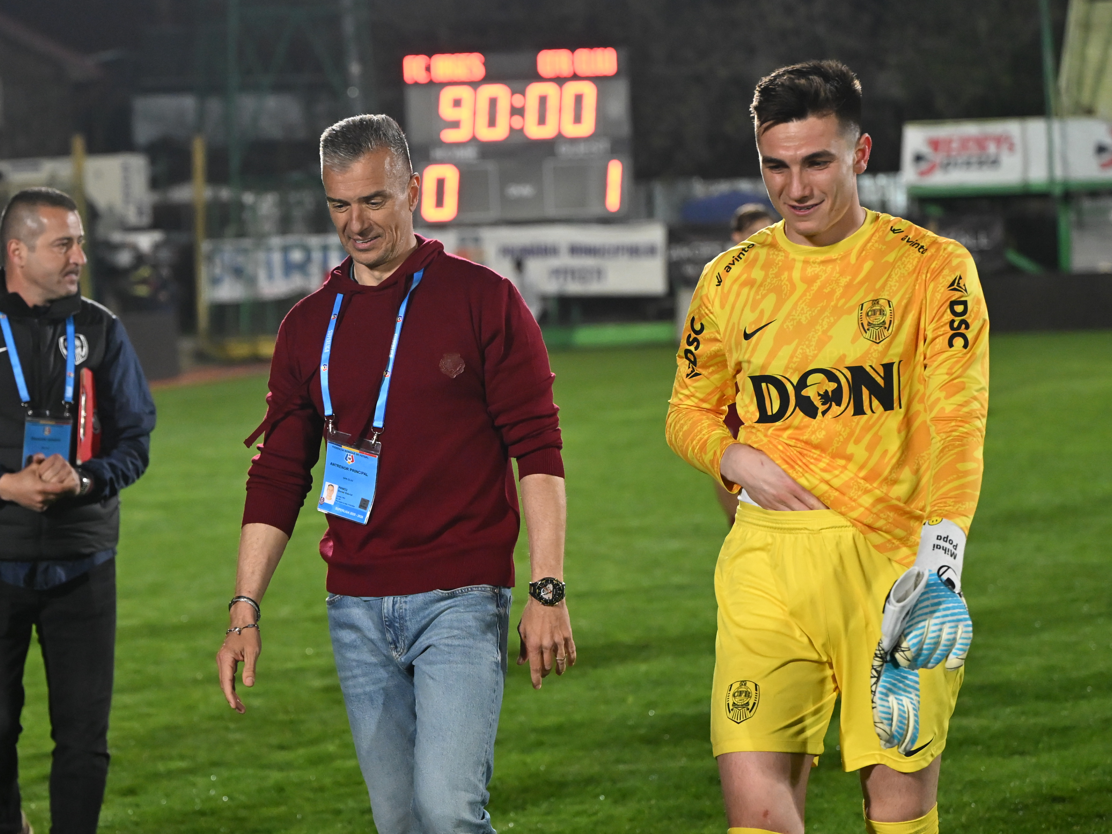 Imagine Stire L-a lăudat pe Daniel Pancu, după victoria din prelungiri a CFR-ului cu FC Argeș | 2review.ro
