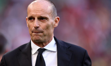 Massimiliano Allegri, head coach of Ac Milan looks on during the Serie A match beetween Ac Milan and Udinese Calcio at Stadio Giuseppe Meazza on April 11 2026 in Milano, Italy .
