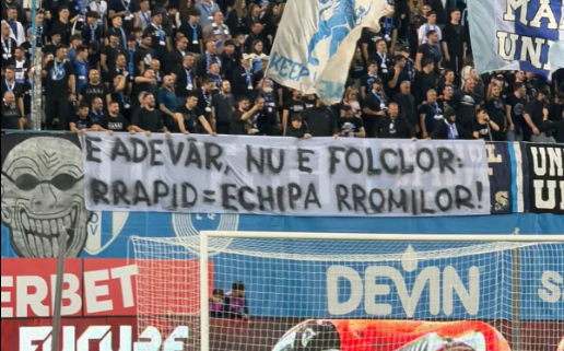 Imagine Stire Victor Angelescu cere măsuri după bannerele rasiste de la Craiova - Rapid! ”Legislație care duce la pușcărie” | 2review.ro