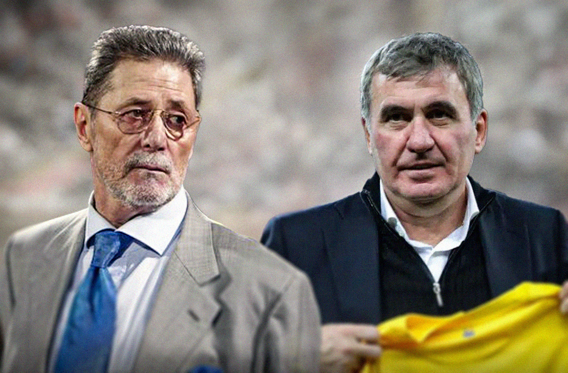 Imagine Stire Gică Hagi i-a răspuns lui Cornel Dinu, după ce ”Procurorul” a zis că nu are capacitatea să fie selecționer | 2review.ro