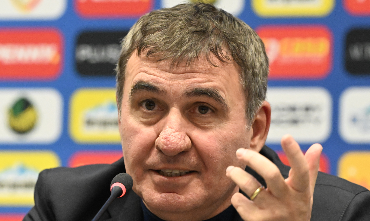 Imagine Stire Gică Hagi, la prima conferință de presă ca selecționer: ”M-ați făcut că-i dau afară pe toți!”. Decizia luată | 2review.ro
