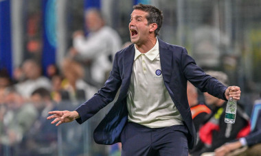 Cristian Chivu, Head Coach of Inter Milan seen during Serie A 2025/26 football match between Inter Milan and Cagliari calcio at San Siro Stadium. Final score; Inter Milan 3:0 Cagliari calcio.